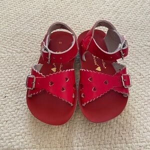 Sun-San Sea Wees Red Sandals
